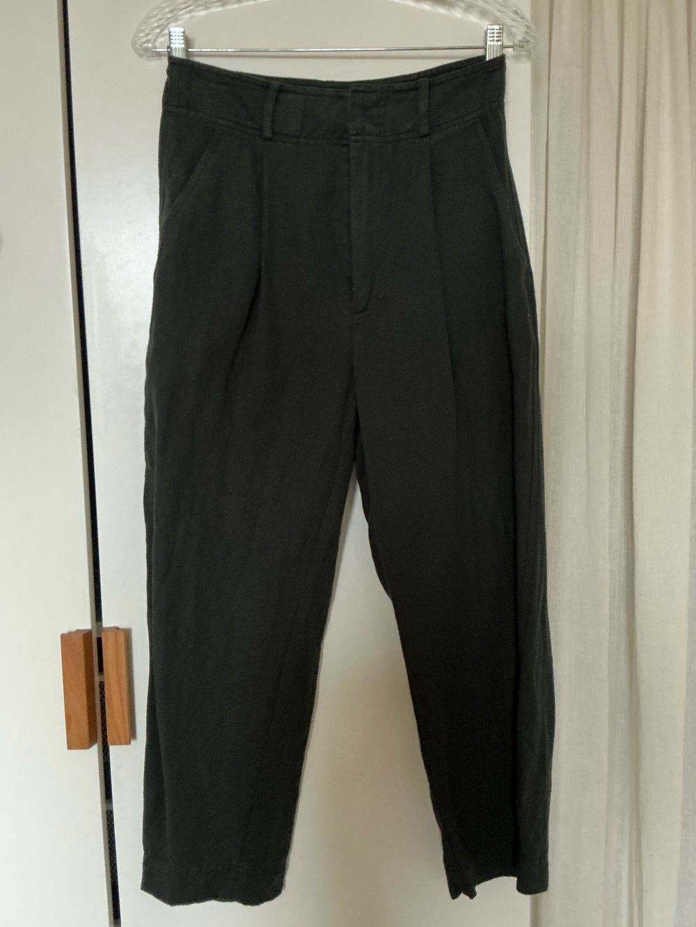 Apiece Apart Bari Crop Trouser - 4 / Forest River / Petite